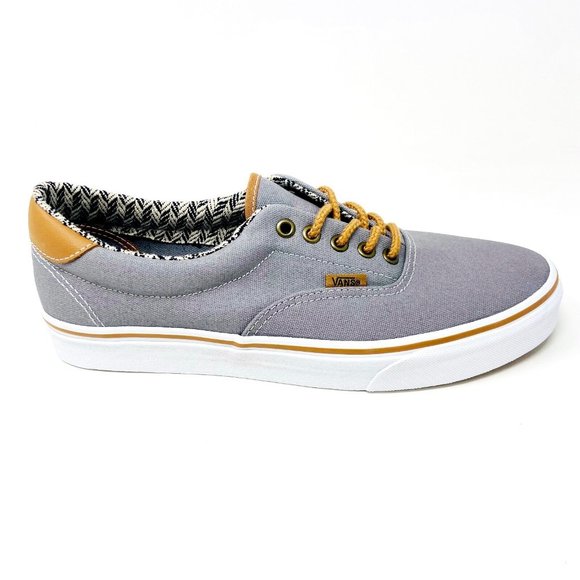 Vans Other - Vans Era 59 (C&L) Frost Gray Chevron Mens Size 10 Canvas Sneakers